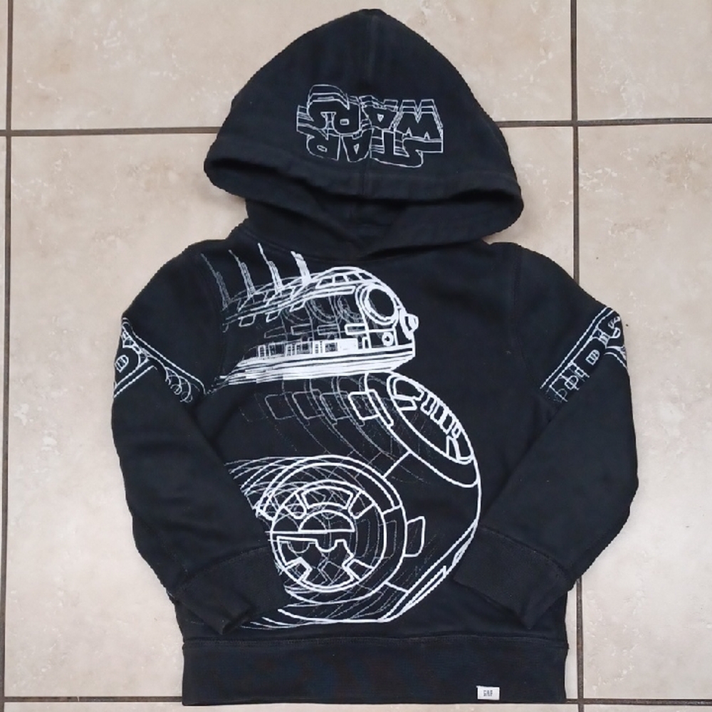 Star Wars BB8 Hoodie, Kids Size XS (4-5 Yrs)